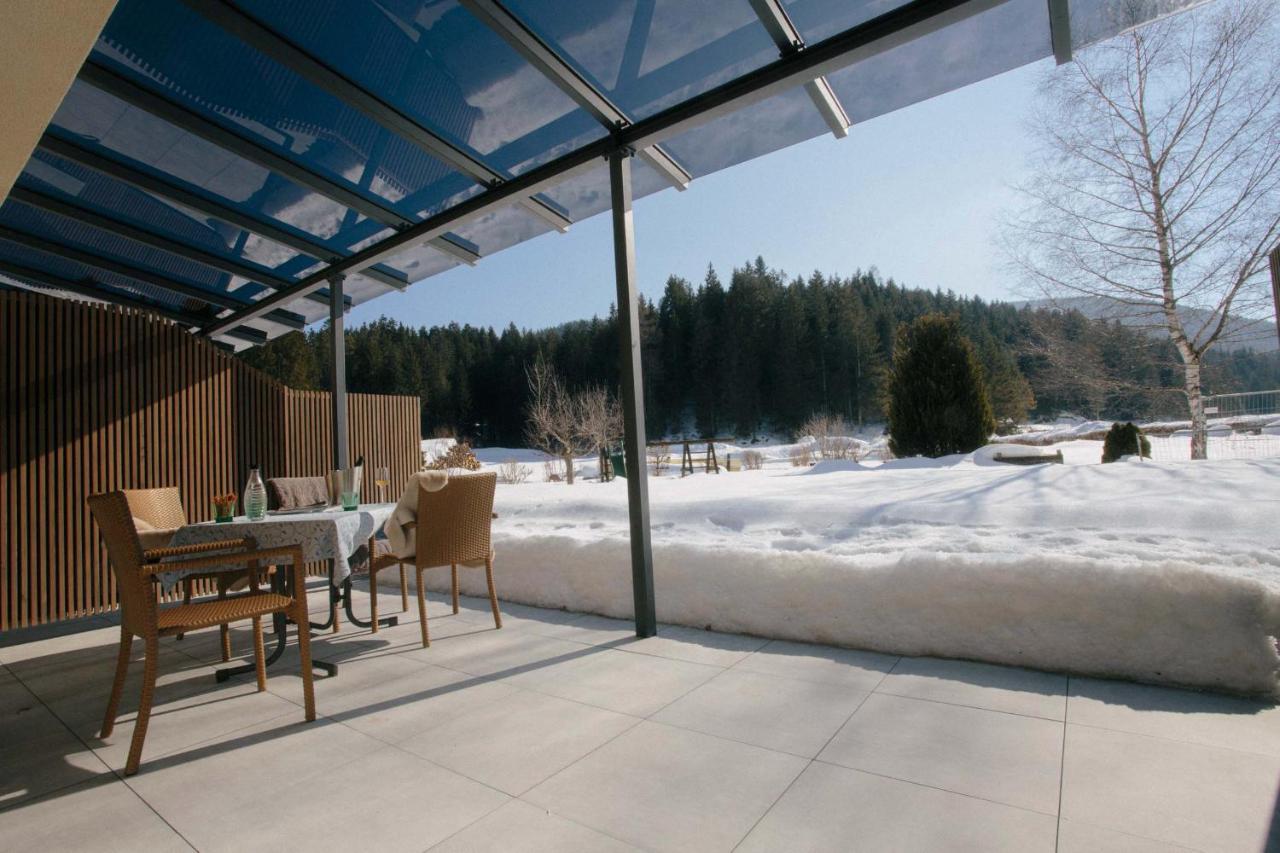 Forellenhof Appartements & Grossmutters Bungalow Leutasch Exterior photo